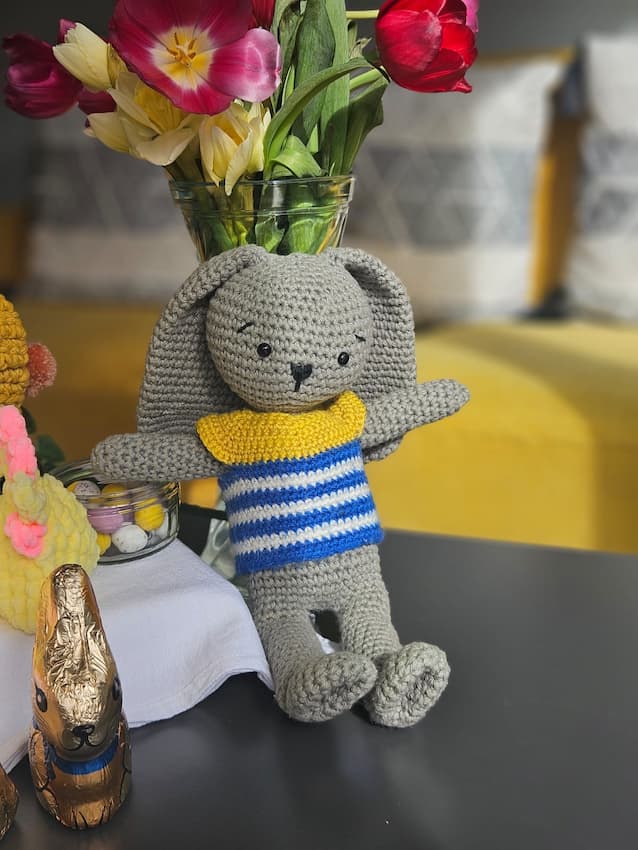 no sew amigurumi crochet bunny pattern