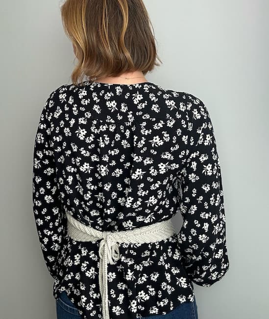 free crochet belt pattern & tutorial