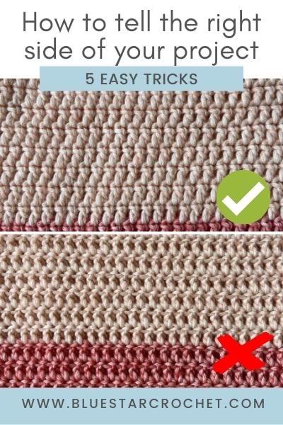 RS & WS in Crochet - Right Side and Wrong Side Meaning - You Should Craft