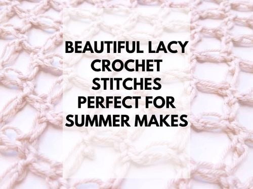 lacy crochet stitches