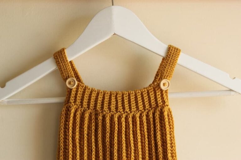 Adorable Crochet Baby Romper - Free Pattern - Blue Star Crochet