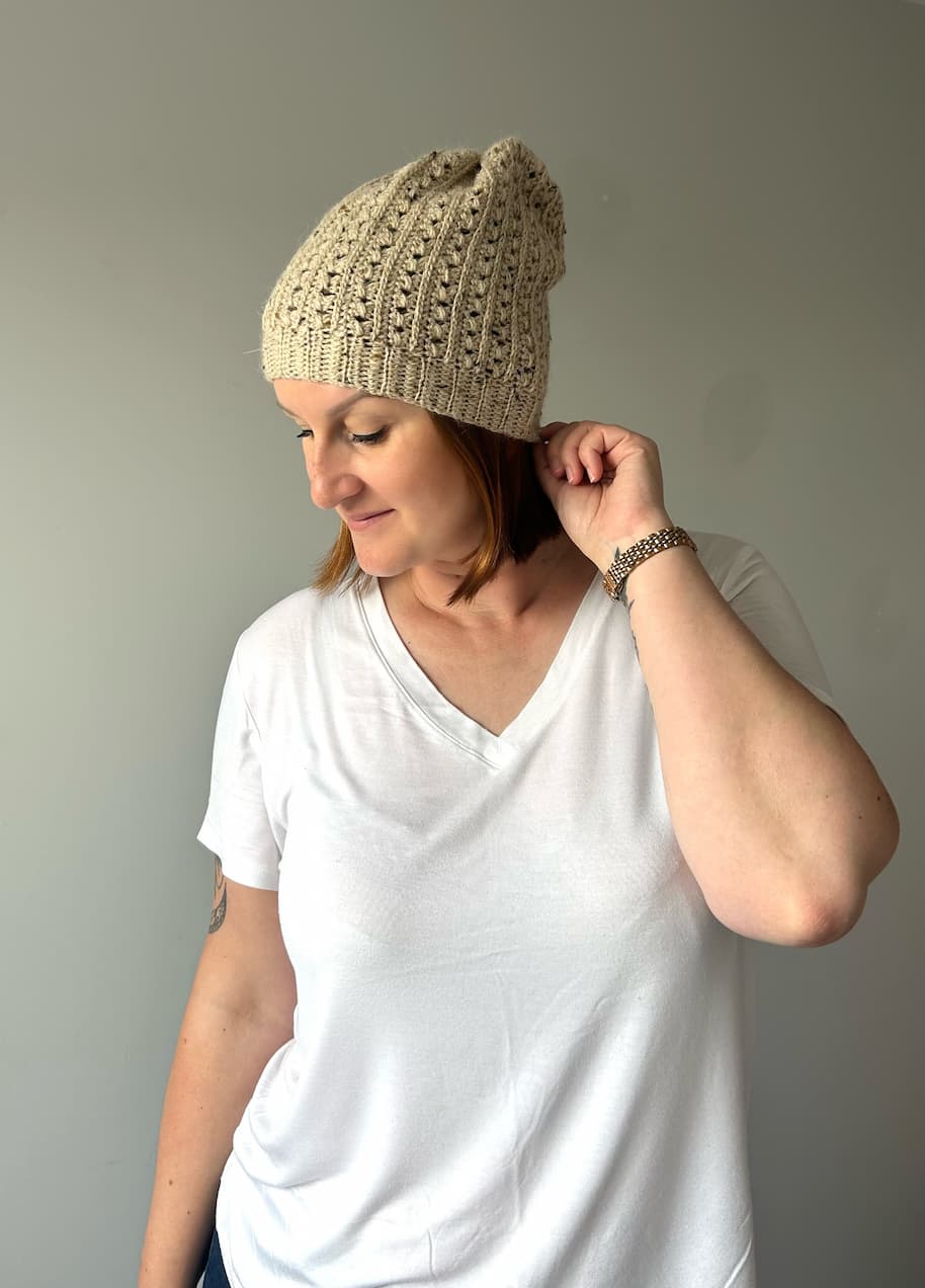 How To Crochet An Easy Hat From A Rectangle Pattern - Blue Star Crochet