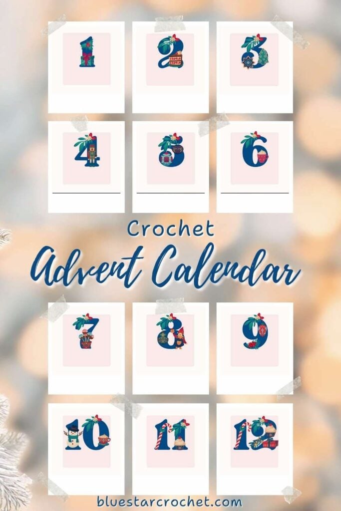 crochet advent calendar 2025