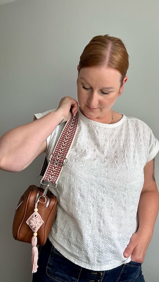 crochet keychain charm free pattern