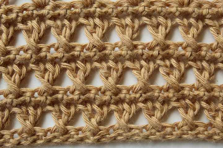 Lace Crochet Sampler Shawl Section A