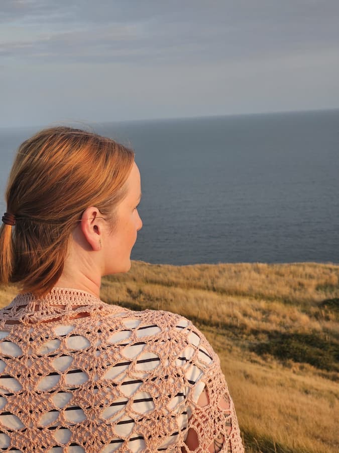 crochet beach cover up pattern with lace