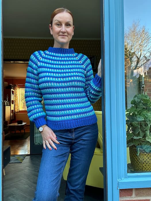 winter wishes crochet raglan sweater course