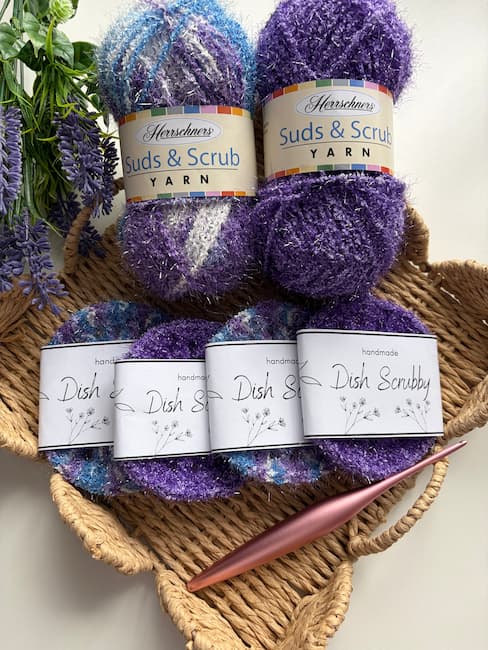 crochet dish scrubbies pattern