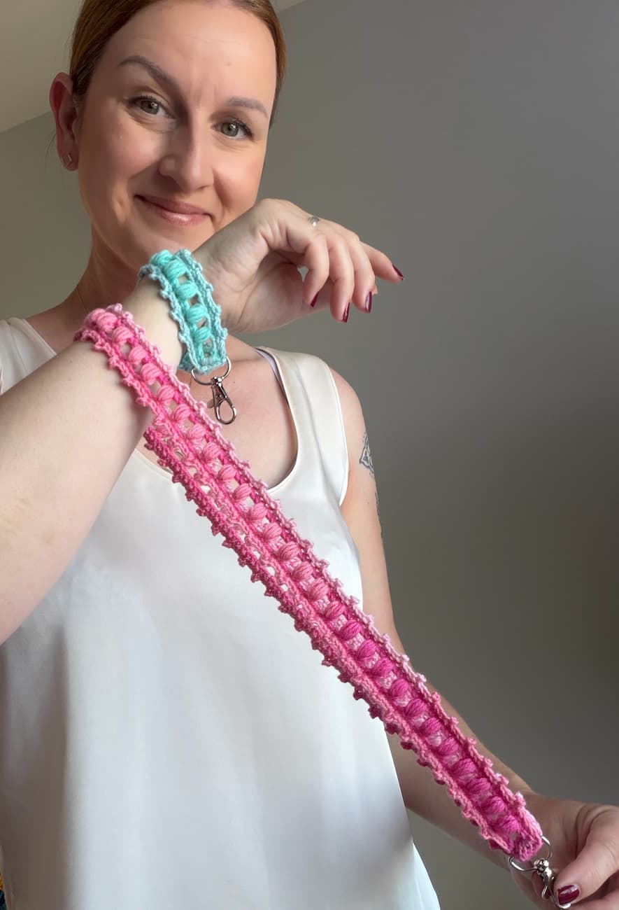 crochet lanyard pattern free with video