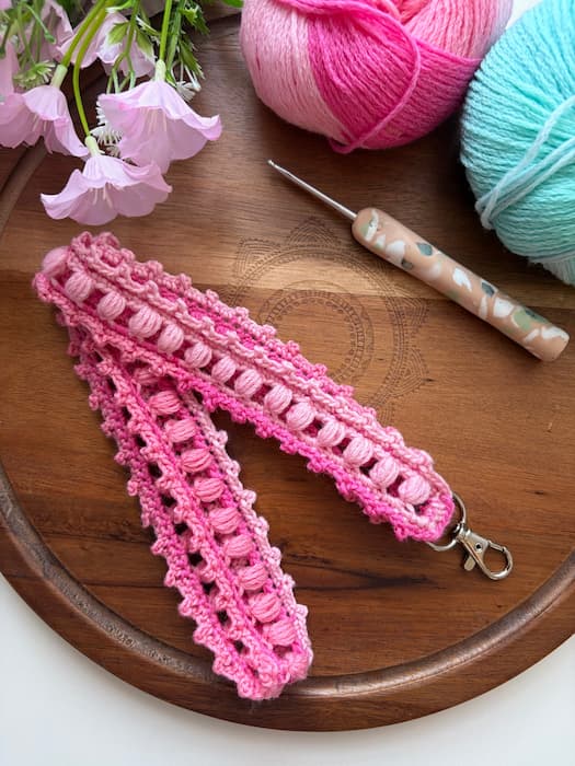 crochet lanyard pattern free
