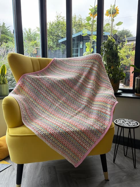 free baby crochet blanket pattern with video