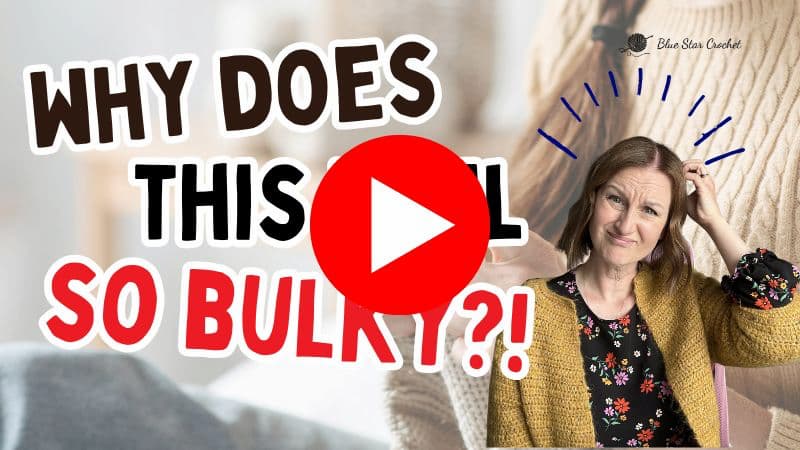 fix bulky crochet sweaters