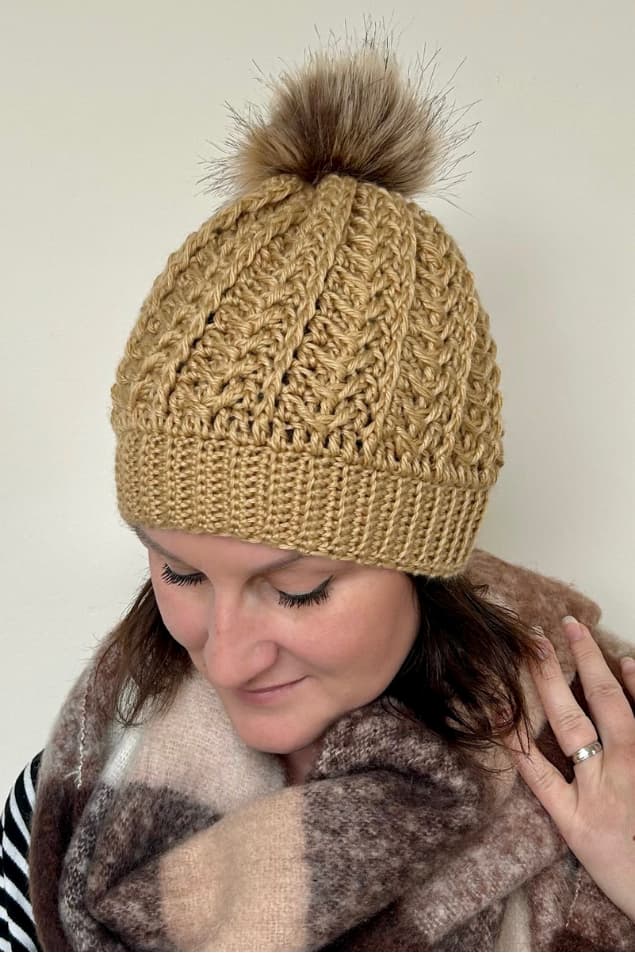 textured crochet hat pattern - Shipka Hat